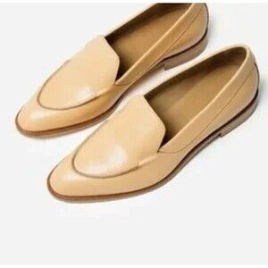 Everlane Women's Yellow  The Modern Loafer Italian Leather SZ 9.5